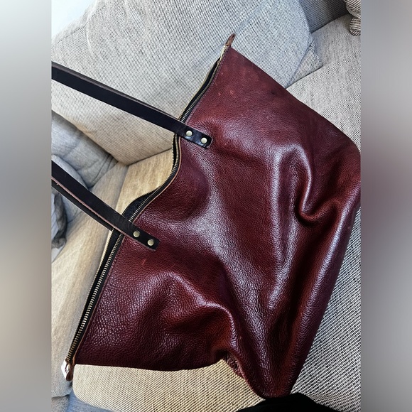 Oversized Nutmeg zip PLG tote - Picture 7 of 11